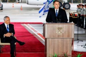 الرئيس البرازيلي ورئيس الوزراء الإسرائيلي في لقائهما الأخير