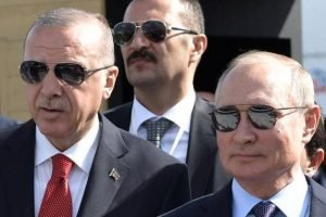 الرئيس الروسي مع نظيره التركي