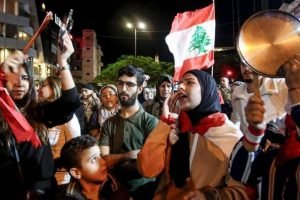 استمرار التظاهرات في لبنان منذ أكتوبر الماضي
