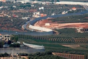 جانب من الحدود بين لبنان وإسرائيل.